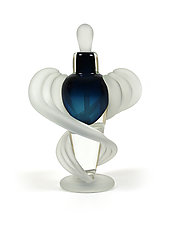 Full Twist Perfume Bottle by Thomas Kelly (Art Glass Perfume Bottle)