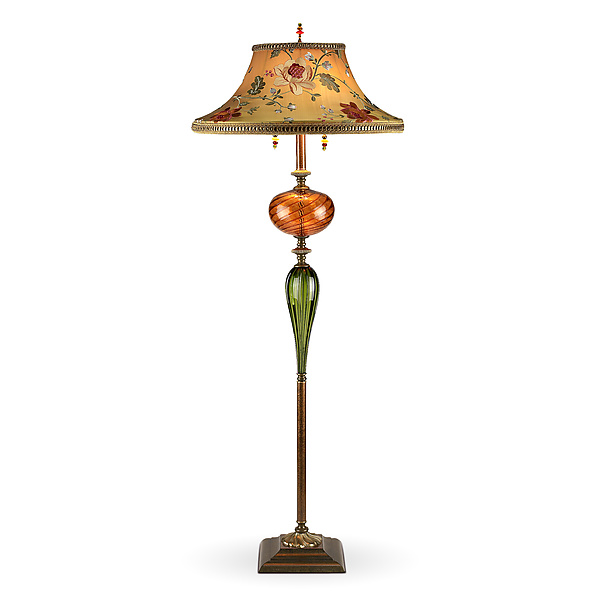 James With Freddy Shade By Susan Kinzig, James Floor Lamp