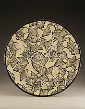 Ginkgo Platter by Jennifer Falter (Ceramic Platter)