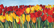 Red and Yellow Tulips by Sarah Samuelson (Giclee Print)