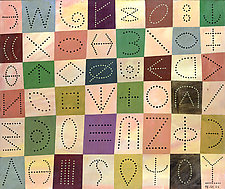 Checker-Dot Time Continuum by Hal Mayforth (Giclee Print)