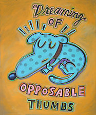Dreaming of Opposable Thumbs by Hal Mayforth (Giclee Print)