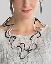 Squiggle Necklace by David Forlano and Steve Ford (Polymer Clay Necklace)