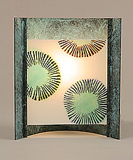 Blue Burst by Joan Bazaz (Art Glass Table Lamp)