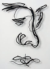 Man I by Paul Arsenault (Metal Wall Sculpture)