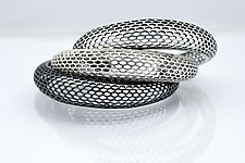 Snake Skin Cuff by Rachel Atherley (Silver Bracelet)