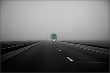 Highway 99 by Geri Brown (Black & White Photograph)