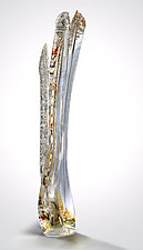 Gossamer Kauri by Randi Solin (Art Glass Sculpture)