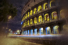 Roma #176v4 The Colosseum 2010 by Mel Curtis (Color Photograph)