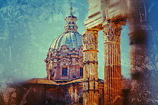 Roma #34v2 The Forum 2010 by Mel Curtis (Color Photograph)
