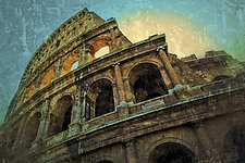 Roma #74v3 The Colosseum 2010 by Mel Curtis (Color Photograph)