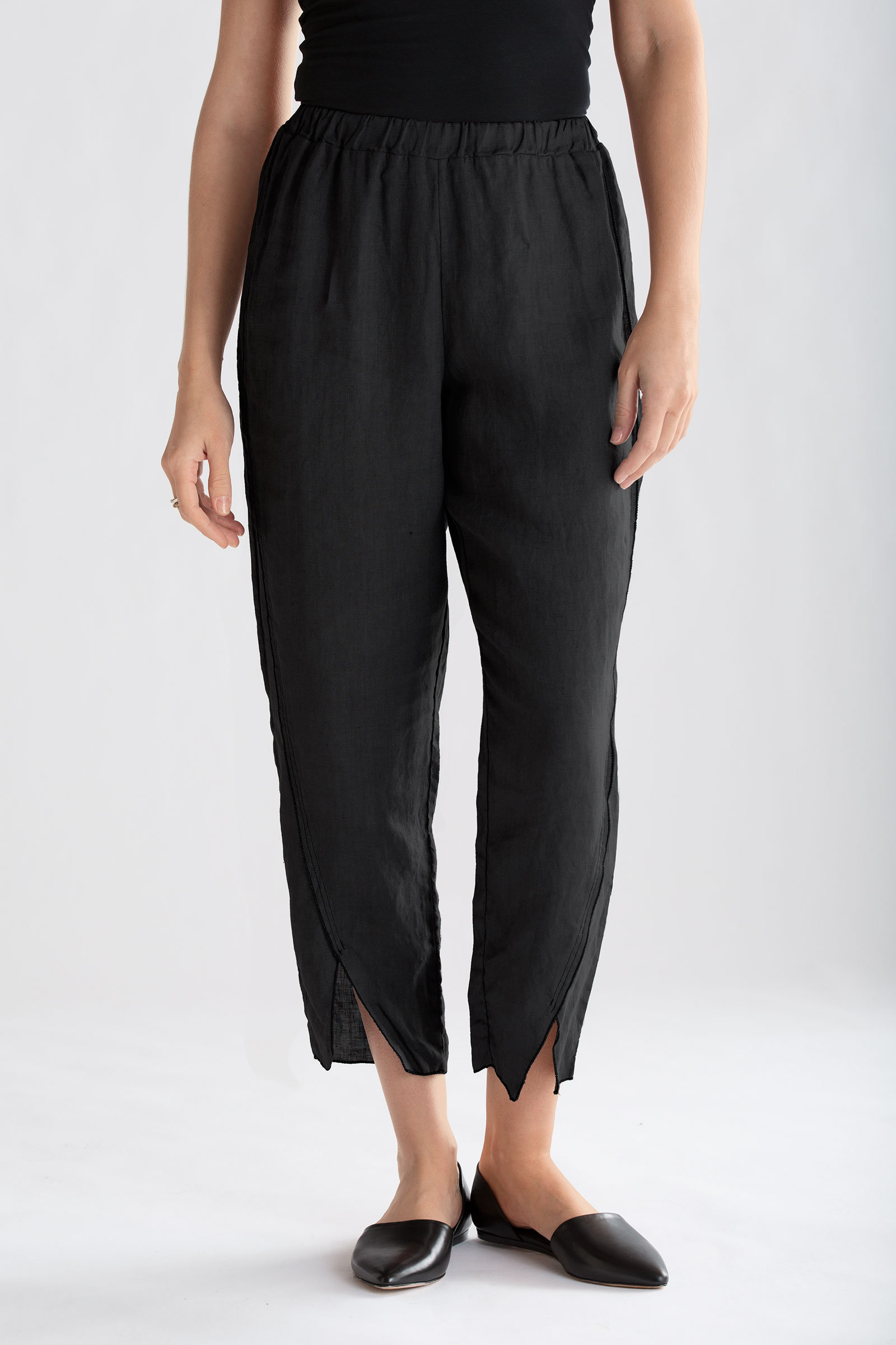 Taper Pant (Size 4-6 and 8-10) by Cynthia Ashby (Linen Pant) | Artful Home