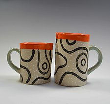 Blackline Mug by Vaughan Nelson (Ceramic Mug)