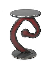 Swirl Table by Ben Gatski and Kate Gatski (Metal Side Table)