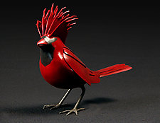 Don King Cardinal by Charles McBride White (Metal Sculpture)