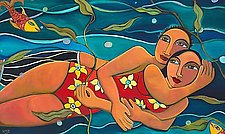 Swimming Together by Katharina Magdalena Short (Giclee Print)