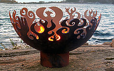 The Great Bowl O' Fire by John T. Unger (Metal Fire Pit)