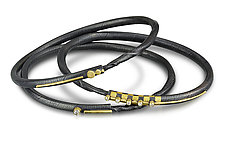 Circle Line Bracelets by Christine Mackellar (Gold, Silver & Stone Bracelet)