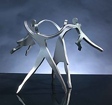 Dancing Family by Boris Kramer (Metal Sculpture)