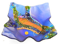 Flared Bowl by Karen Ehart (Art Glass Bowl)