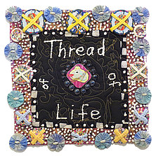Thread of Life 2 by Therese May (Fiber Wall Hanging)