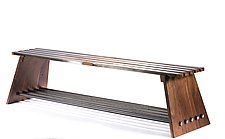 Locksaw Bench by Wes Walsworth (Wood & Steel Bench)