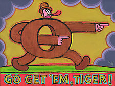 Go Get 'Em, Tiger! by Hal Mayforth (Giclee Print)