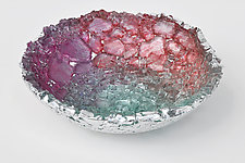 Blush Bowl by Mira Woodworth (Art Glass Bowl)
