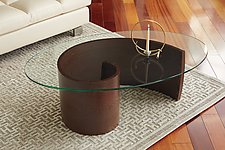 Spiral Coffee Table by Richard Judd and James Papadopoulos (Wood Coffee Table)