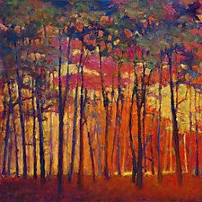 Through the Orange Forest by Ken Elliott (Giclee Print)