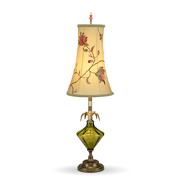 Maggie by Susan Kinzig and Caryn Kinzig (Mixed-Media Table Lamp) | Artful Home