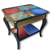 Big Lovely by Wendy Grossman (Wood Side Table)