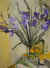 Purple Gladiola by Lila Bacon (Giclee Print)
