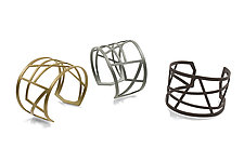 Web Cuff by Melissa Stiles (Steel Bracelet)