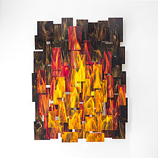 Inferno by Karo Martirosyan (Art Glass Wall Sculpture)