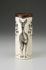 Large Vase: Fallow Doe by Laura Zindel (Ceramic Vase)