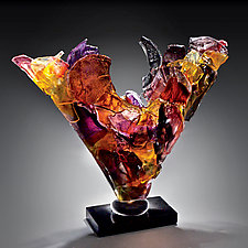 Westward by Caleb Nichols (Art Glass Sculpture)