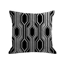 Gilded Luxe Metallic Geo Pillow by Helene Ige (Velvet Pillow)