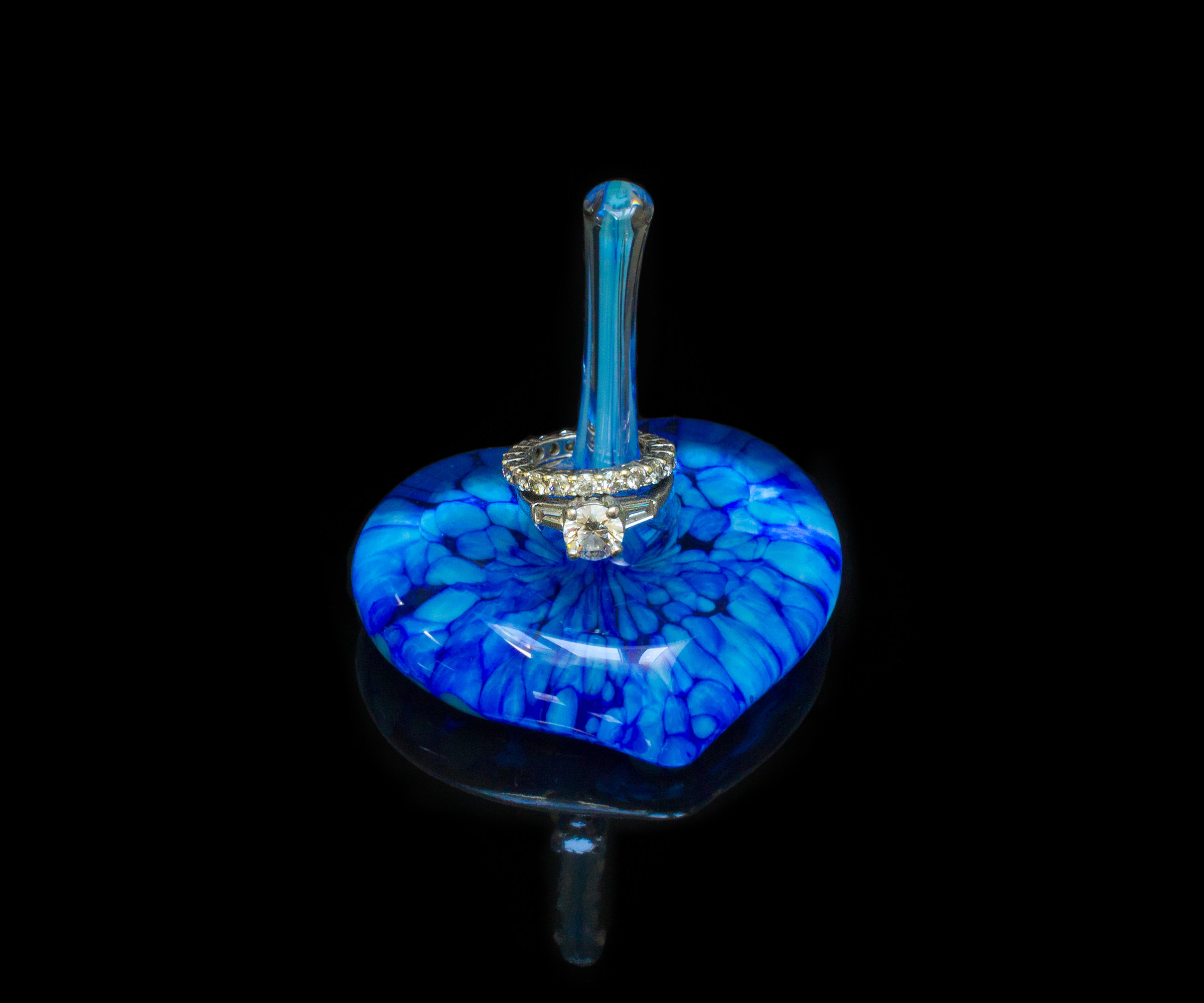 Jewel Ring Holders by April Wagner (Art Glass Ring Holder) | Artful Home