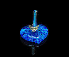 Jewel Ring Holders by April Wagner (Art Glass Ring Holder)