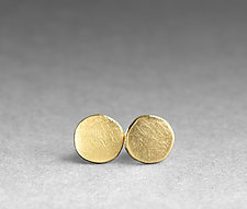 River Stone Studs by Boline Strand (Gold Earrings)