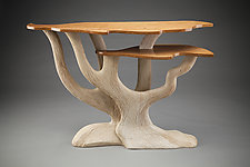 The Confluence Table by Aaron Laux (Wood Console Table)