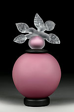 Novi Zivot Mali (New Life Petite) Rose Satin Sphere by Eric Bladholm (Art Glass Vessel)
