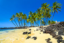 Mahaiula Beach by Matt Anderson (Color Photograph on Aluminum)