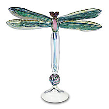 Dragonfly Bottle by Loy Allen (Art Glass Perfume Bottle)