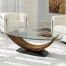 Arc Coffee Table by Enrico Konig (Wood Coffee Table)