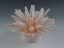Spikes Coral Tea Light by Lilach Lotan (Ceramic Candleholder)