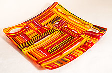 Organic Tray by Renato Foti (Art Glass Tray)