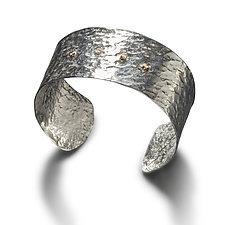 Phaedra Cuff Bracelet by Randi Chervitz (Silver & Stone Bracelet)