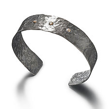 Phaedra Demi Cuff Bracelet by Randi Chervitz (Silver & Stone Bracelet)